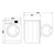 С ФРОНТАЛЬНОЙ ЗАГРУЗКОЙ WHIRLPOOL WRSB 7259 D EU(WRSB7259DEU)