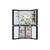 LEDUSSKAPJI LG GMV860EPDE SIDE BY SIDE NO FROST 178.7CM