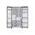 LEDUSSKAPJI SAMSUNG RS70F65KEFEO SIDE BY SIDE NO FROST 178.4CM