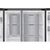 LEDUSSKAPJI SAMSUNG RS70F65KEFEO SIDE BY SIDE NO FROST 178.4CM