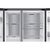 LEDUSSKAPJI SAMSUNG RS90F66BEFEO SIDE BY SIDE NO FROST 178.4CM