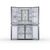 LEDUSSKAPJI WHIRLPOOL WQ9 U2L EF SIDE BY SIDE NO FROST 187.4CM